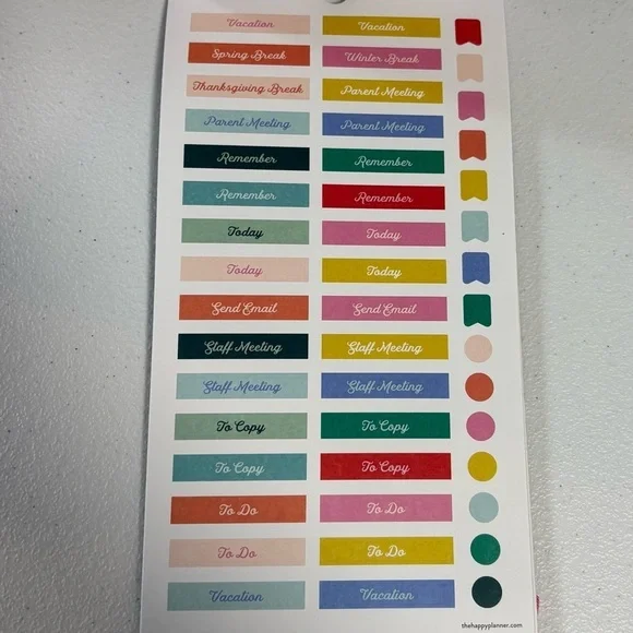 Happy Planner - Classic Sticker Sheets - Picture 3 of 10